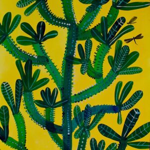 Euphorbia su giallo